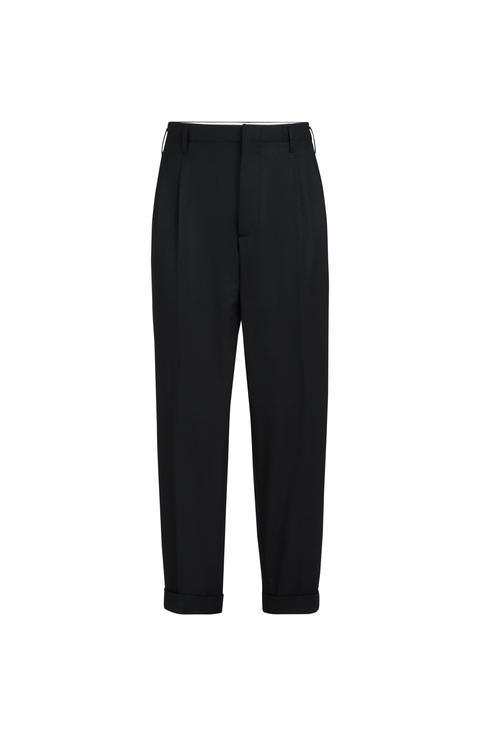 Pantalone in flanella di lana vergine