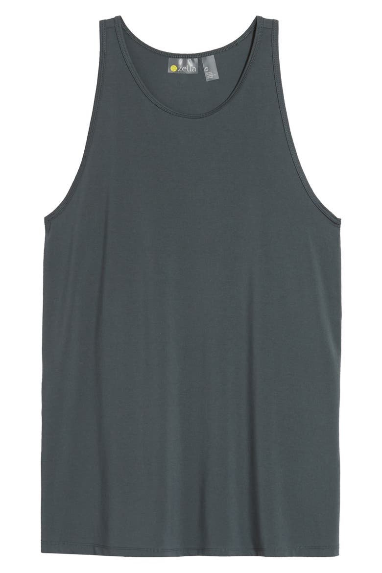 Strength Racerback Tank, Main, color, GREEN URBAN