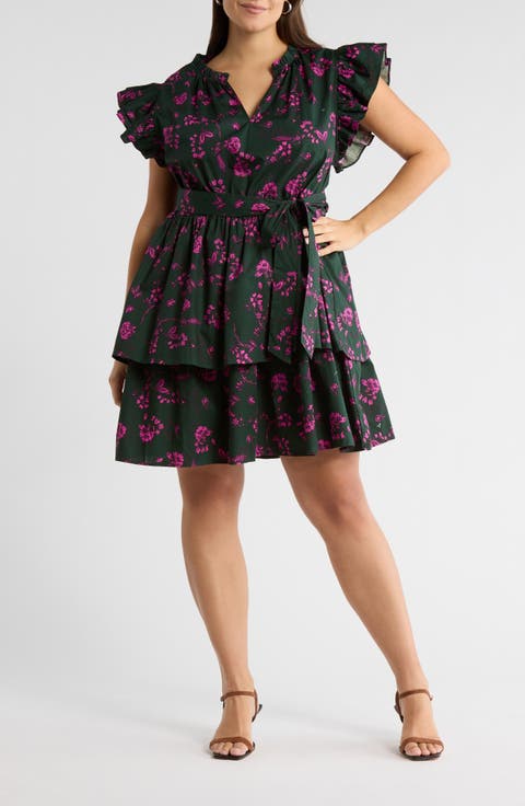 Close To You Marisol Tiered Dress (Plus)