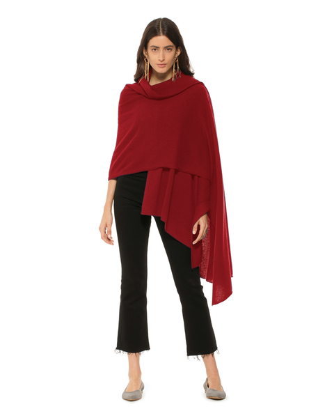 Pure Cashmere Feather-Light Maxi Wrap Stole