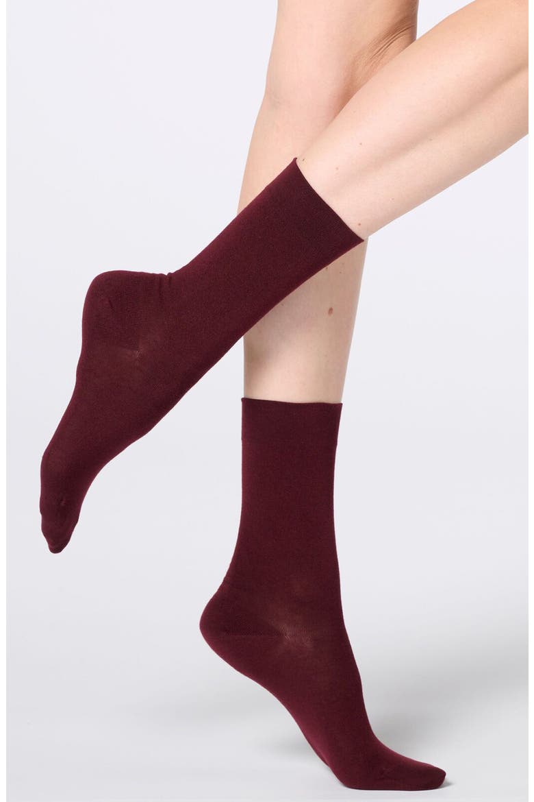 Perfect Comfort Socks, Main, color, BORDAUX