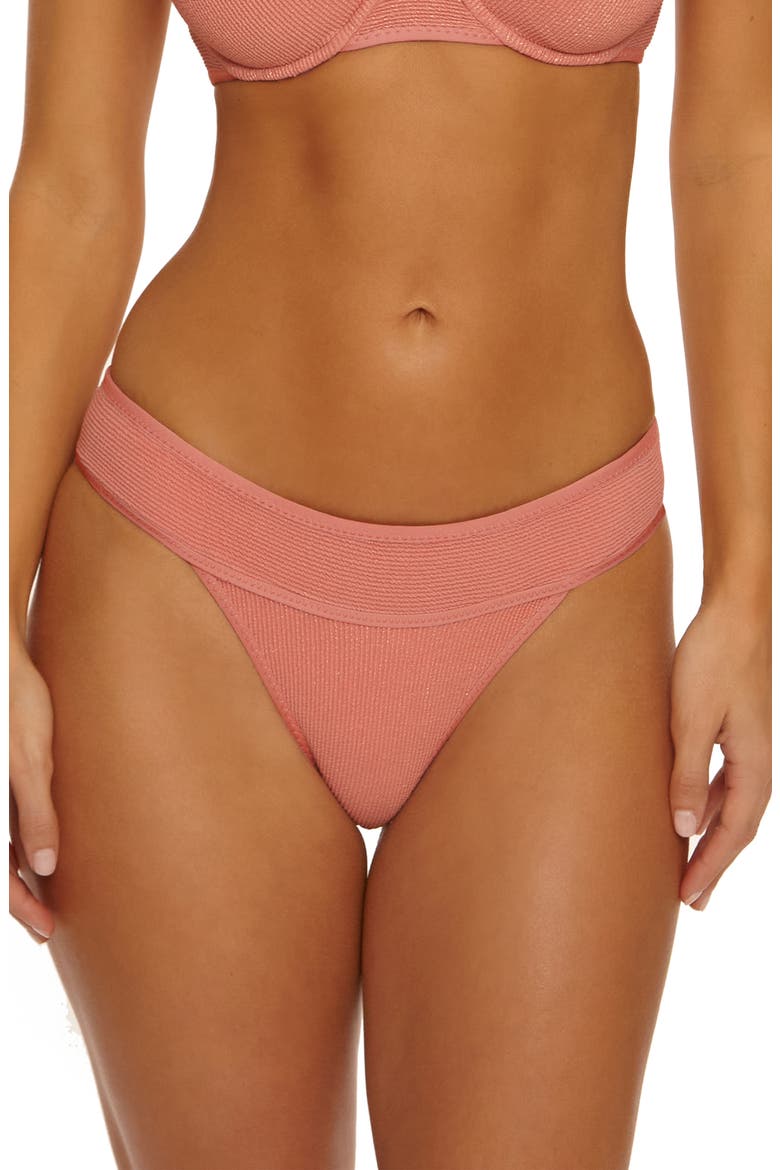 Como Maui Bikini Bottoms, Main, color, BLUSH