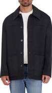 Cole Haan Wool Blend Shirt Jacket