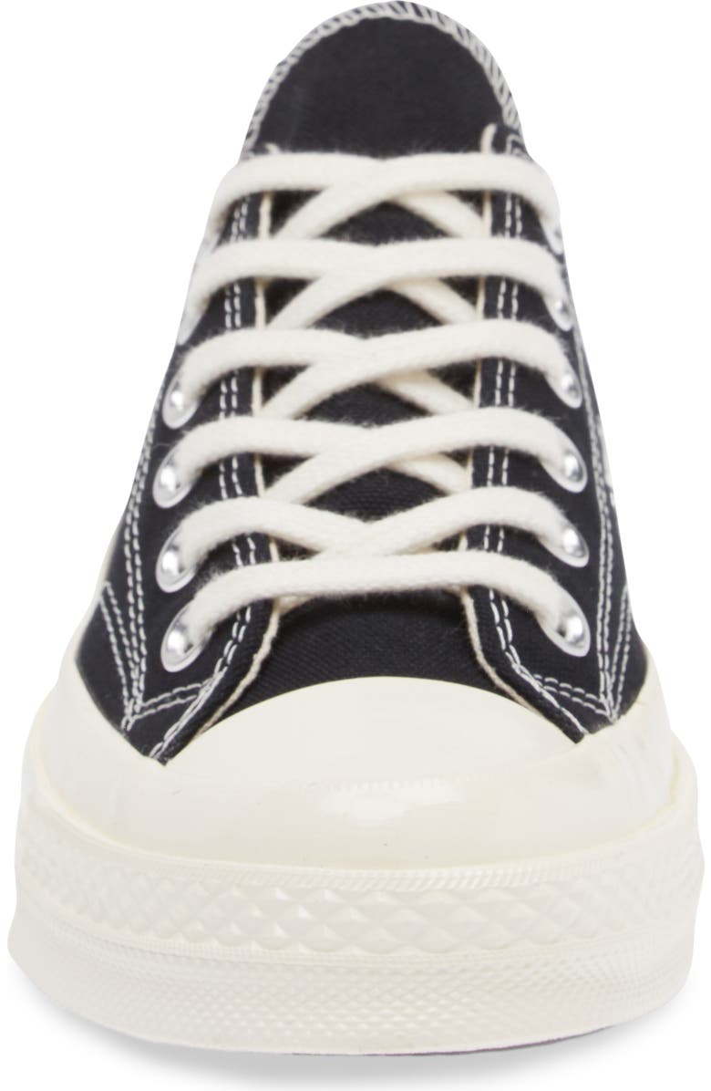 Comme des Garçons PLAY x Converse Chuck Taylor<sup>®</sup> All Star<sup>®</sup> Heart Low Top Sneaker, Alternate, color,