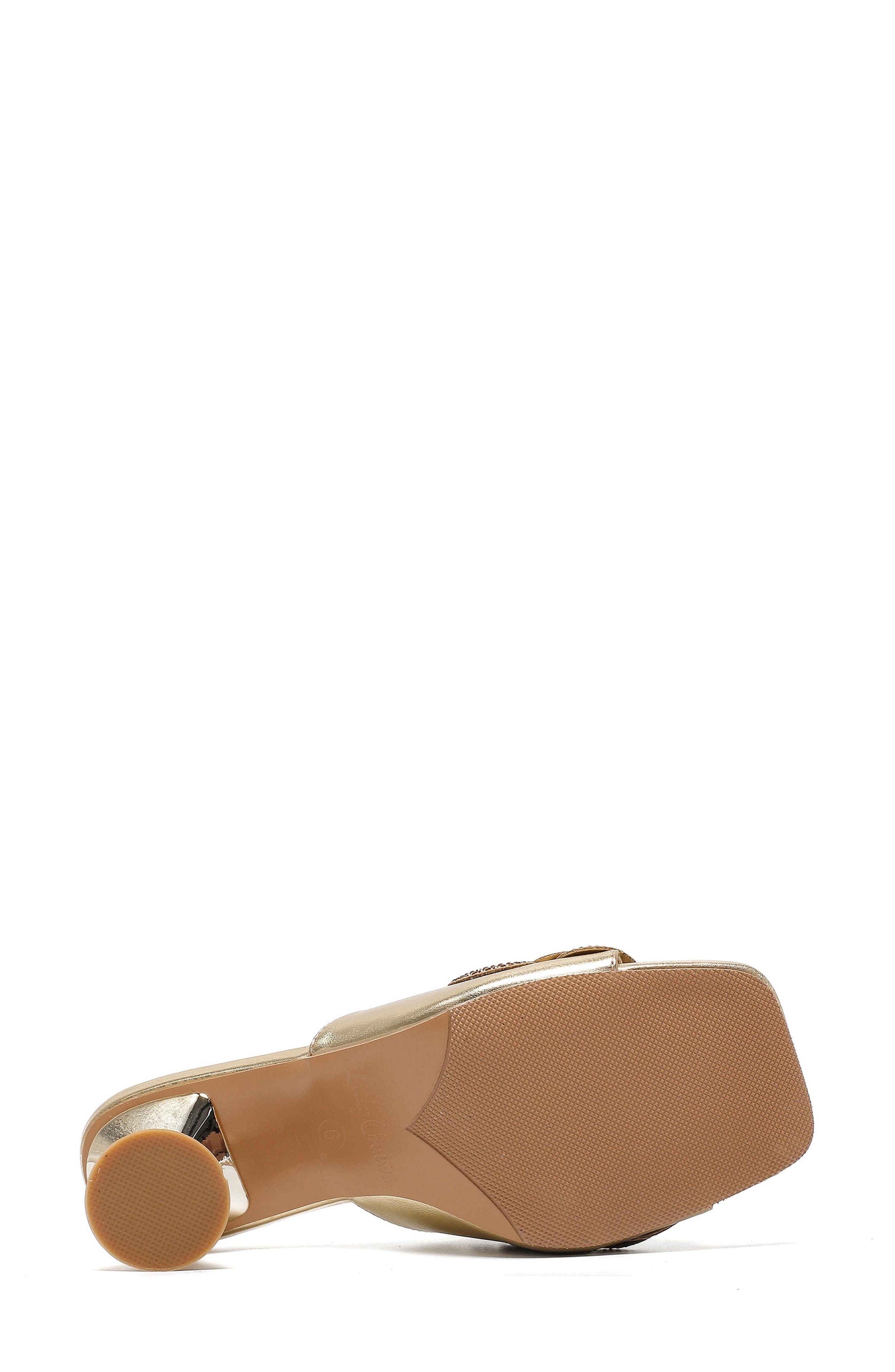 Petal Slide Sandal, Alternate, color, GOLD