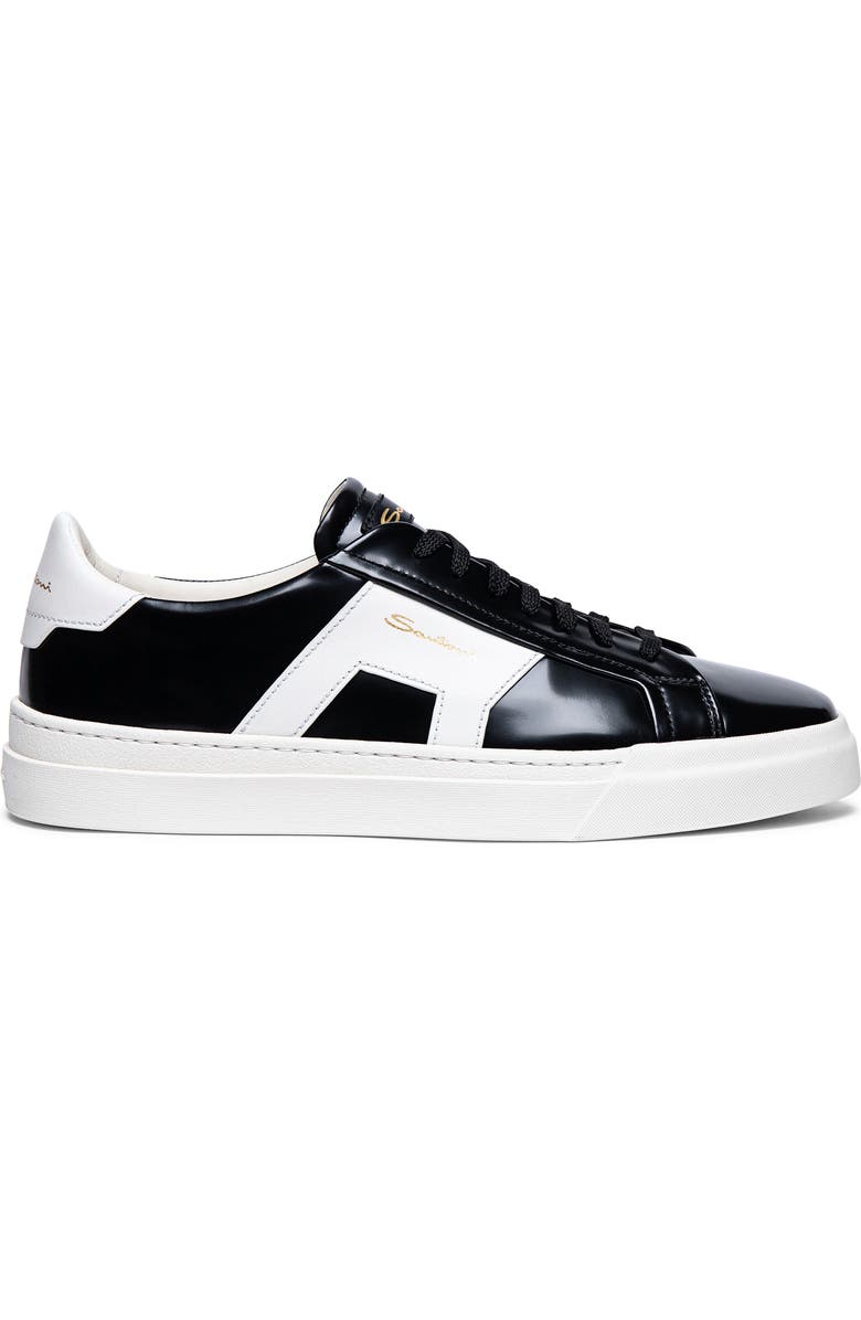 Santoni Double Buckle Inspired Sneaker, Alternate, color,