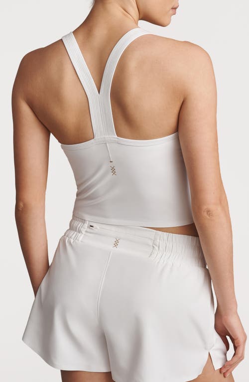 Rhone Serene Shelf Bra Tank Snow White