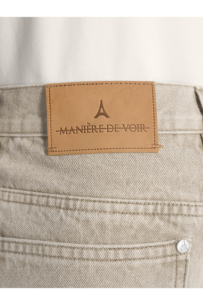 DN002 Relaxed Fit Denim Jeans, Alternate, color, Beige