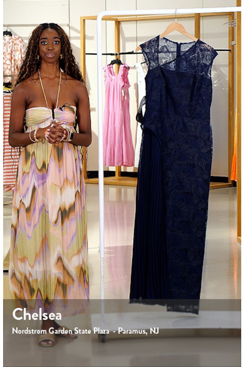 Dianna Lace Pleated Gown video