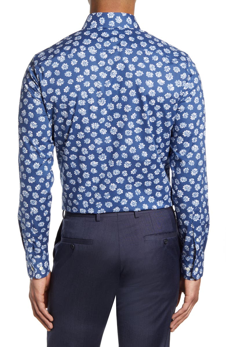 Bonobos Slim Fit Floral Dress Shirt, Alternate, color, 