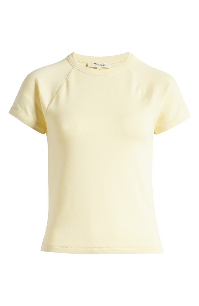 Madewell Raglan Sleeve Baby Tee, Alternate, color, Candlelight