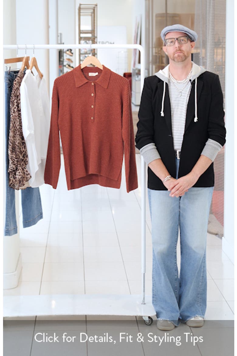 Miramar Linen & Organic Cotton Polo Sweater video