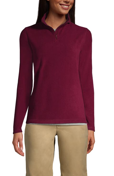 School Uniform Young Lightweight Fleece Quarter Zip Pullover