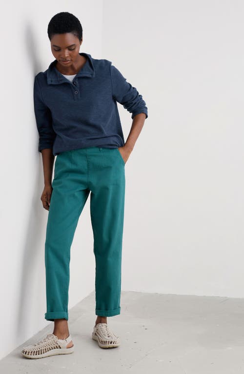 Seasalt Cornwall Waterdance Tapered Leg Pants In Green
