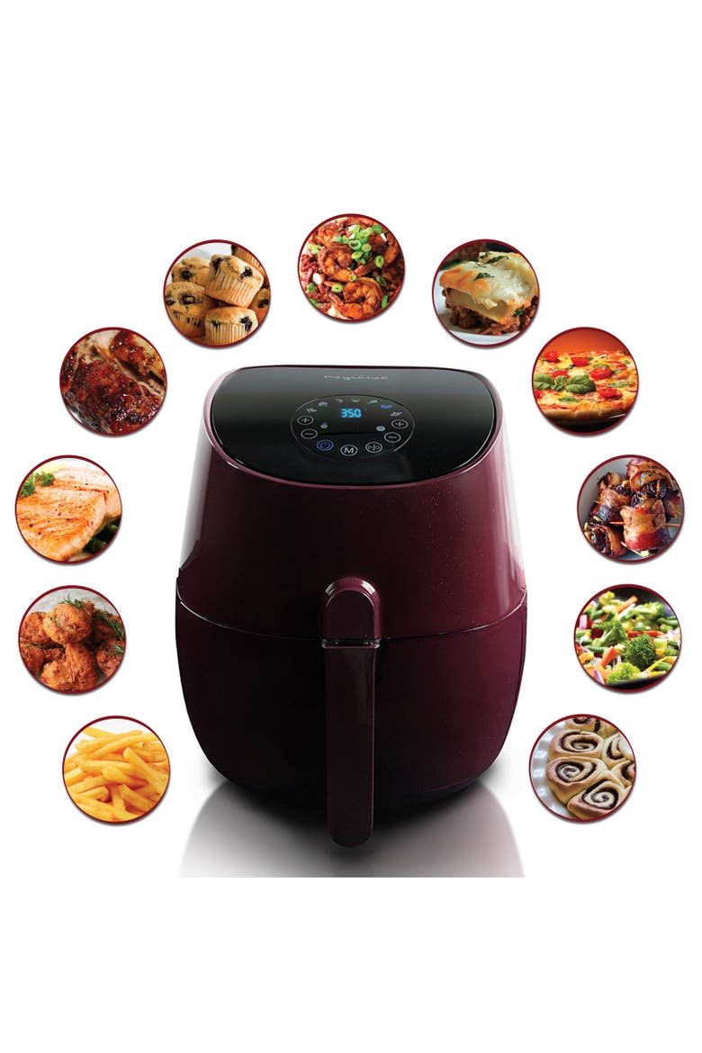 Airfryer and Multicooker with 7 Pre-Programmed Settings, Alternate, color, Red