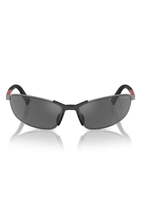 60mm Oval Sunglasses