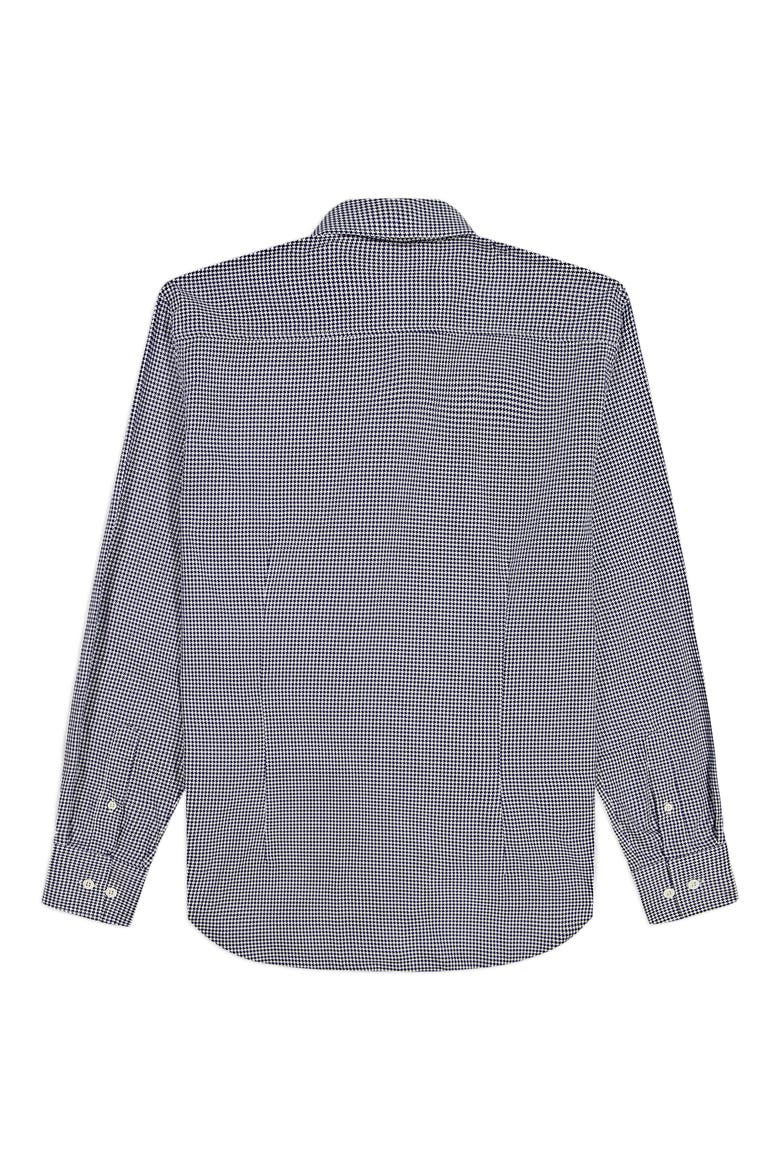 Parrett Cotton Button-Up Shirt, Alternate, color, NAVY