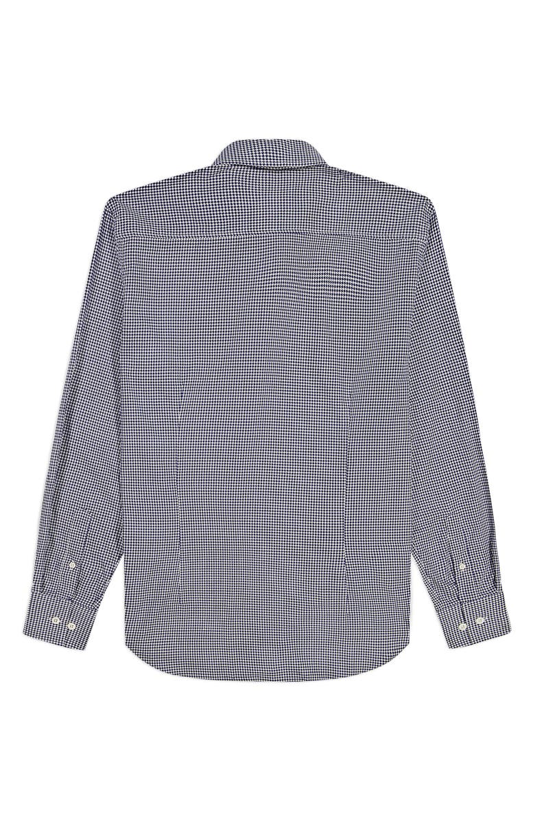 Robert Graham Parrett Cotton Button-Up Shirt, Alternate, color, Navy