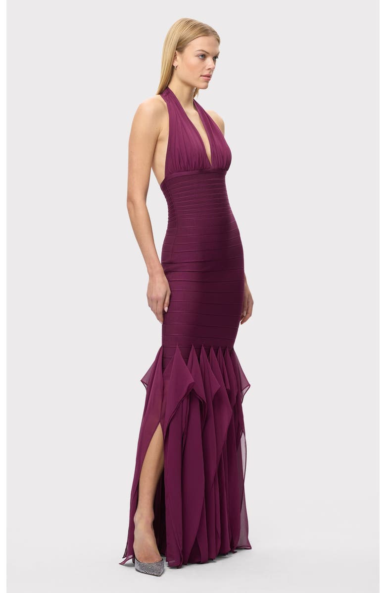 Herve Leger The Louisa Gown, Alternate, color, Maraschino