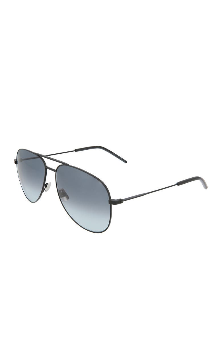 Saint Laurent 59mm Aviator Sunglasses, Alternate, color, 