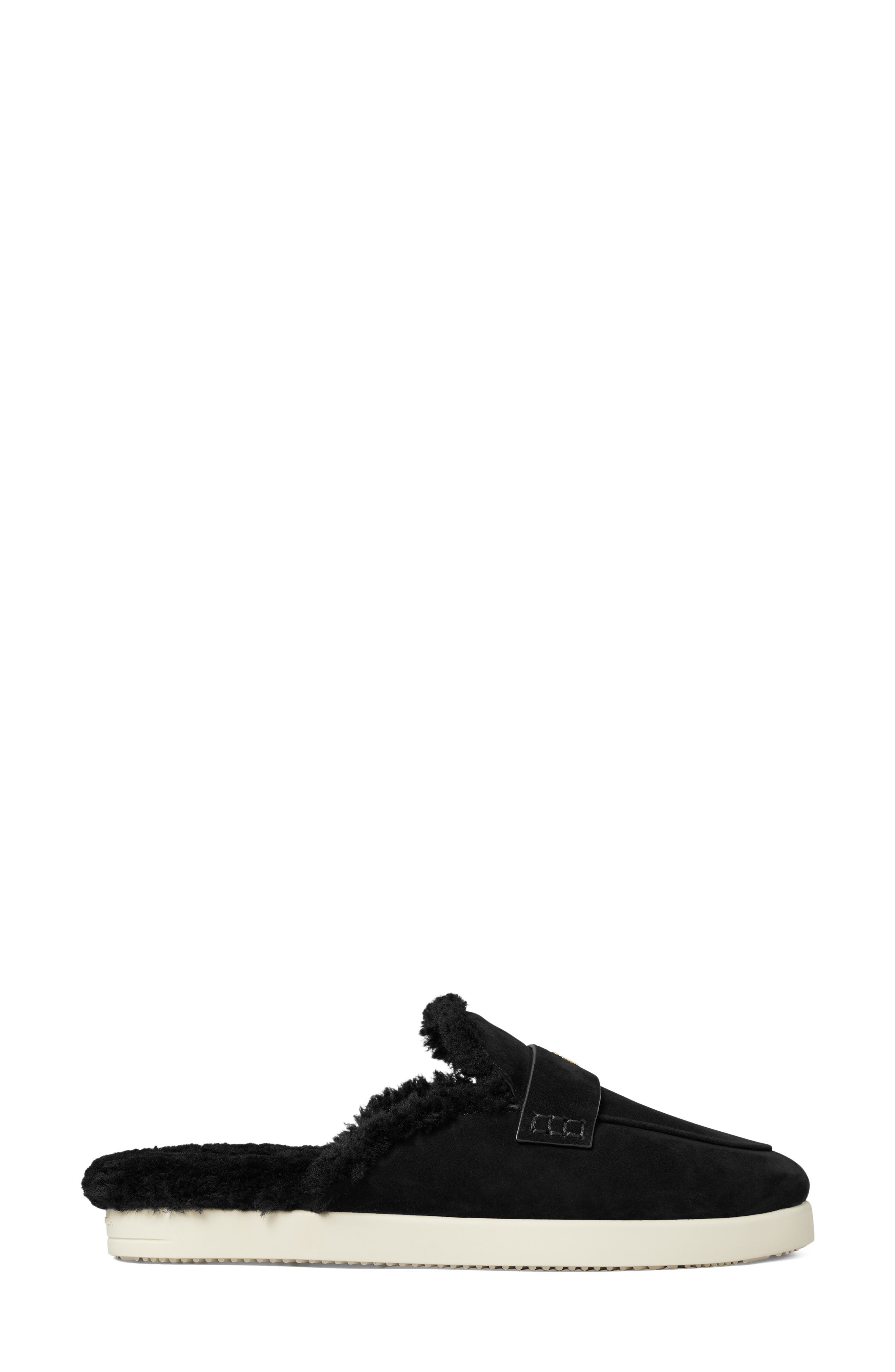 Ballet Sport Genuine Shearling Mule, Alternate, color, PERFECT BLACK