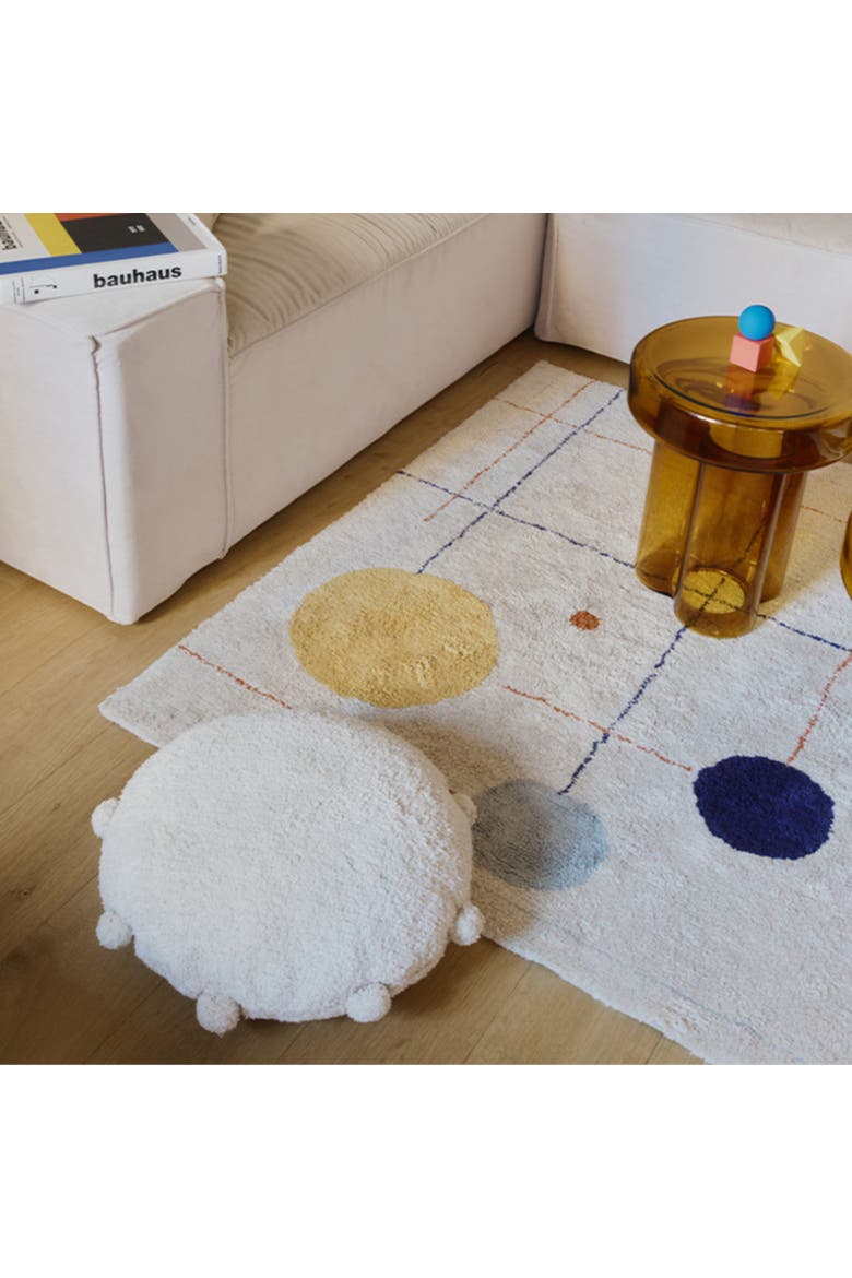 Floor cushion Bubbly, Alternate, color, Natural
