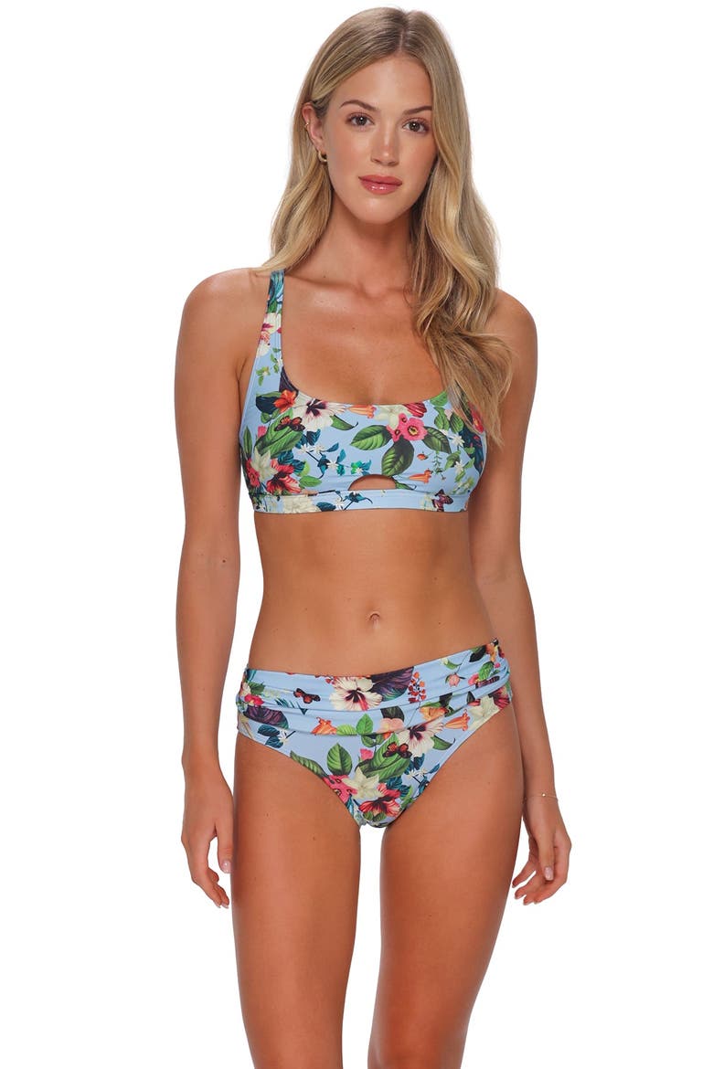Unforgettable Bikini Swim Bottoms, Alternate, color, Budding Romance