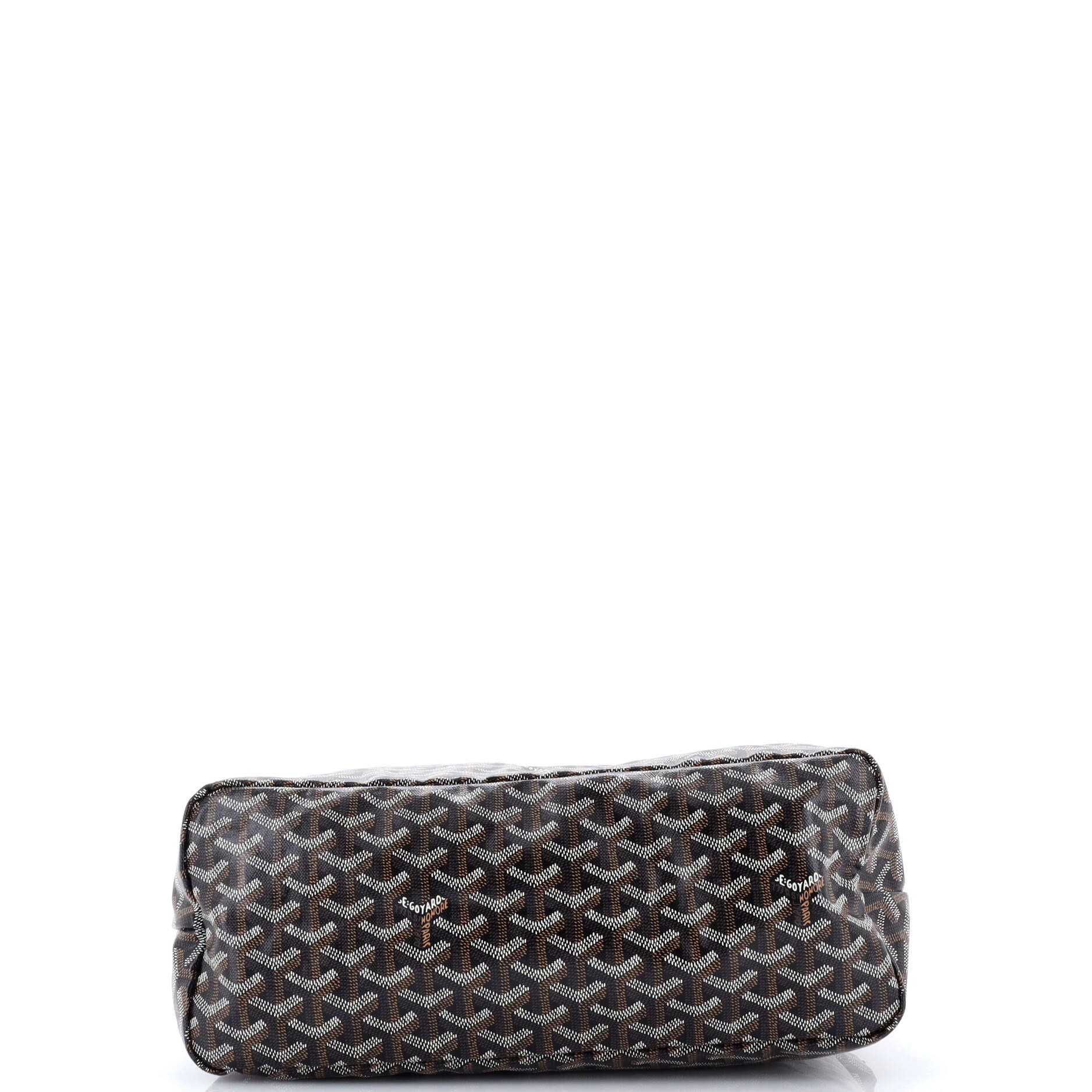 Pre-Owned Goyard Boheme Hobo Coated Canvas, Alternate, color, Brown