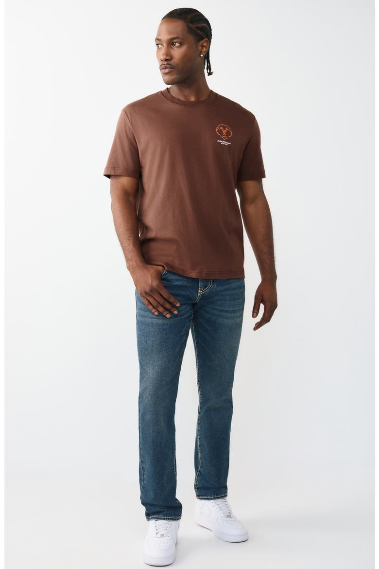 Big Buddha Logo Graphic T-Shirt, Alternate, color, CHESTNUT