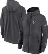 Nike Men's Nike Anthracite Atlanta Falcons Primetime Club Full-Zip Hoodie