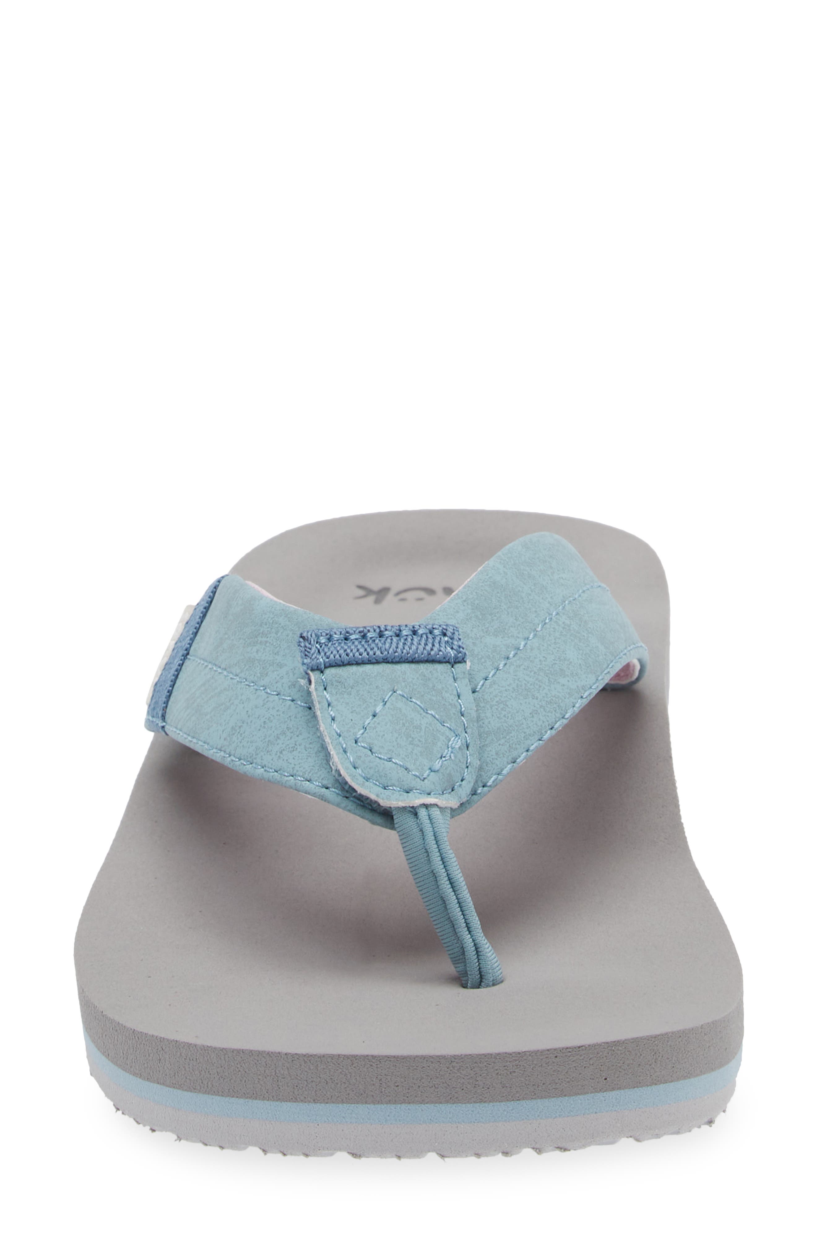 Sanuk Ziggy Switchfit Flip Flop, Alternate, color, Dusty Blue