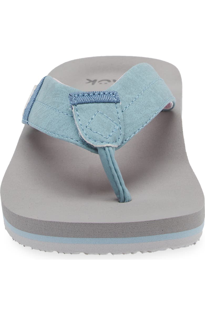 Sanuk Ziggy Switchfit Flip Flop, Alternate, color, Dusty Blue