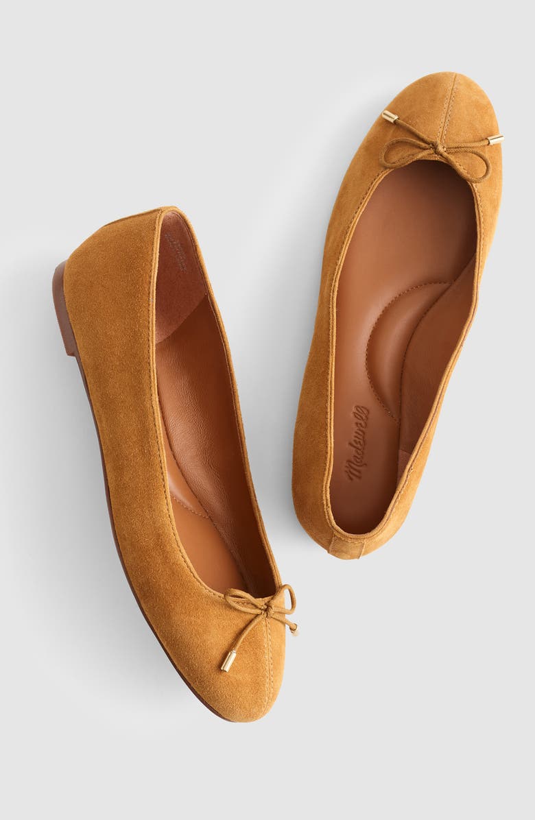 Madewell Hester Ballet Flat, Alternate, color, Sand Dune