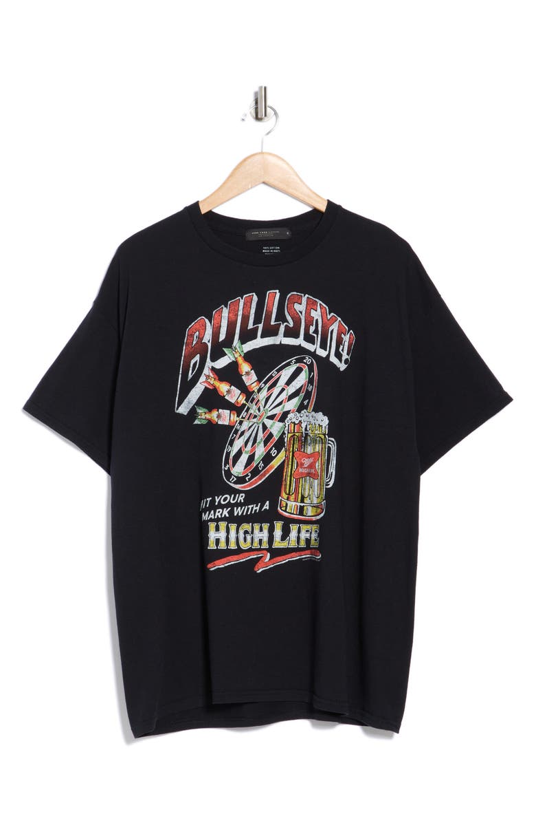 Junk Food Billy High Life Graphic T-Shirt, Alternate, color, Black