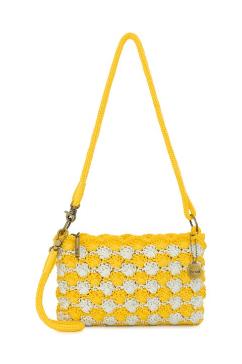 Vita Hand Crochet Crossbody Wristlet
