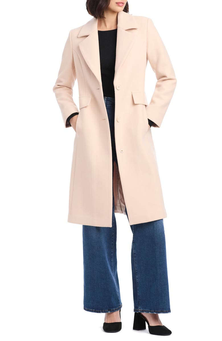 Kate Spade New York tailored coat, Alternate, color, Sparkling Champagne