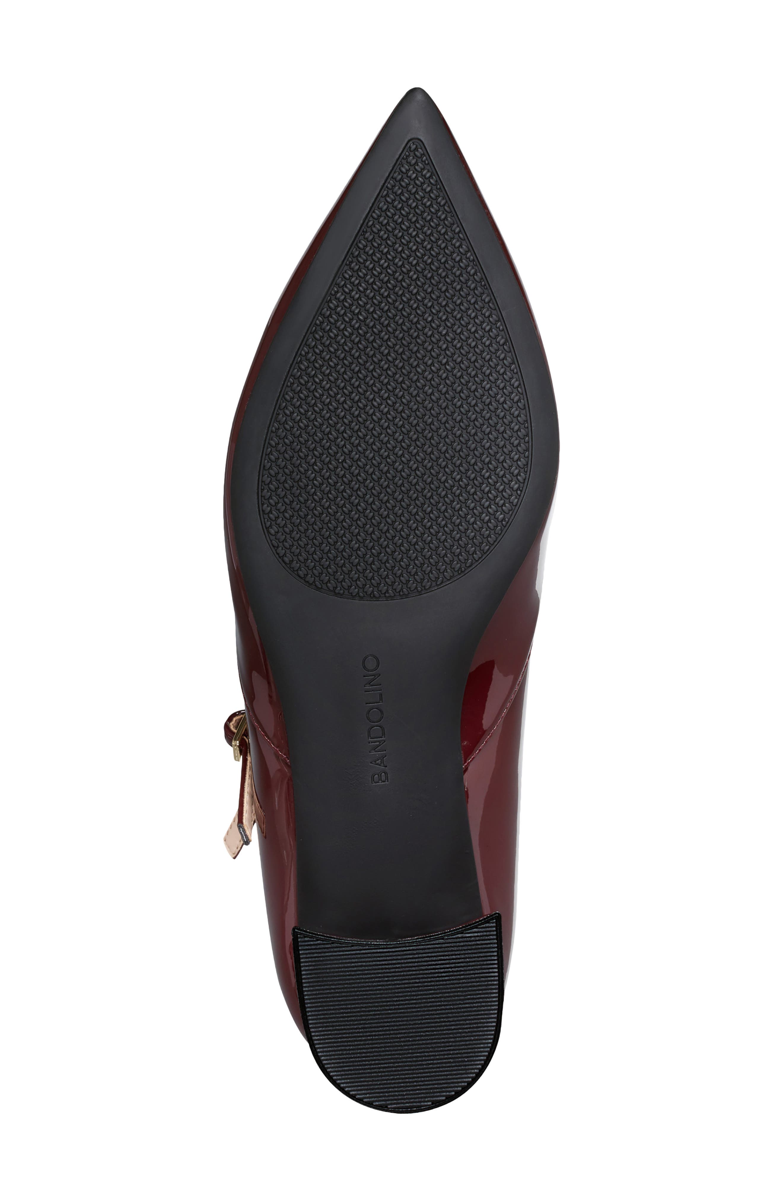 Smith Pointed Toe Mary Jane Pump, Alternate, color, DARK RED