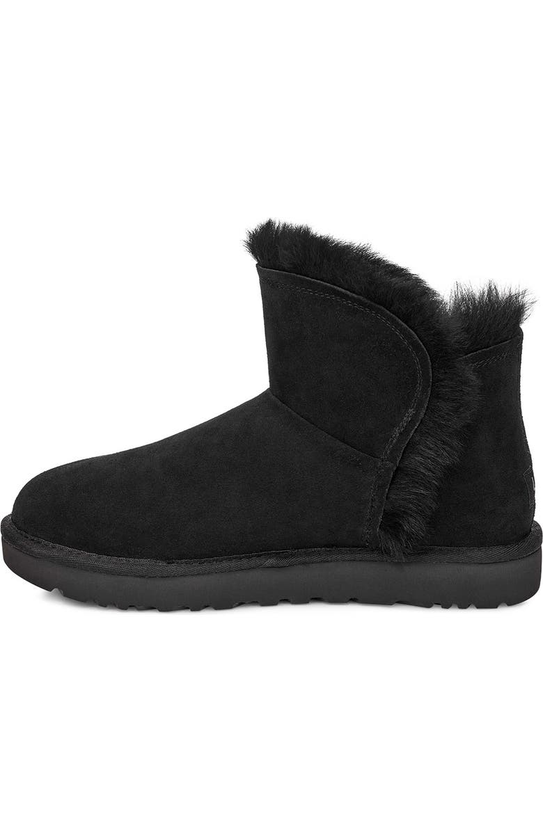 UGG<sup>®</sup> Classic Mini Fluff Genuine Shearling Bootie, Alternate, color,