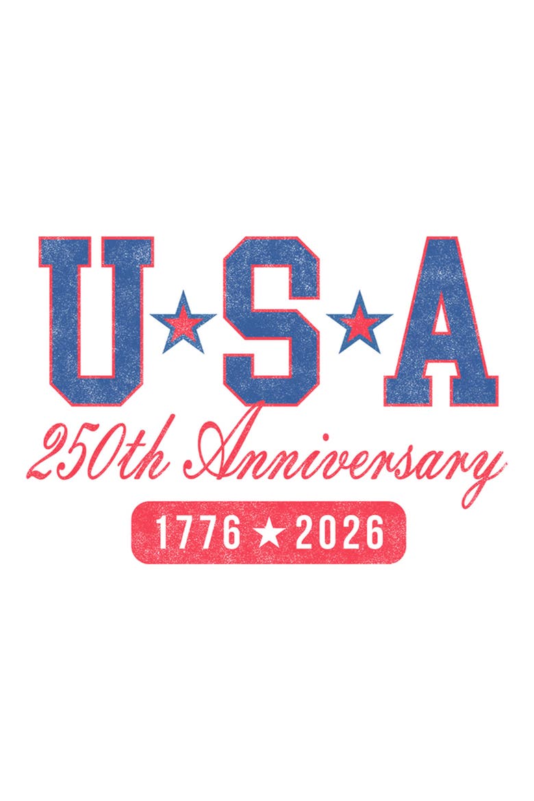 Juniors Lost Gods 1776 USA 250th Anniversary T Shirt, Alternate, color, White