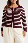 Tahari ASL Stripe Cardigan