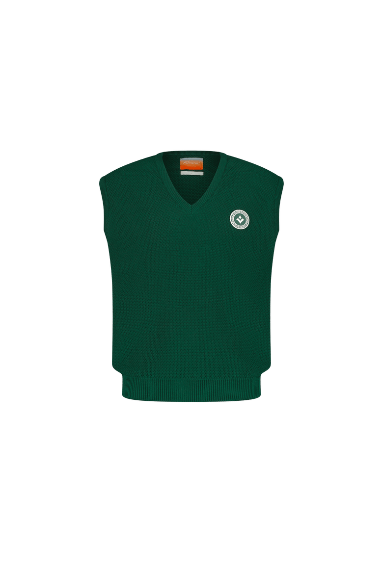 Green Sleeveless Sweater, Main, color, Vert