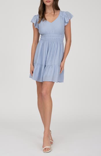 BLU PEPPER BLU PEPPER TIERED MINIDRESS