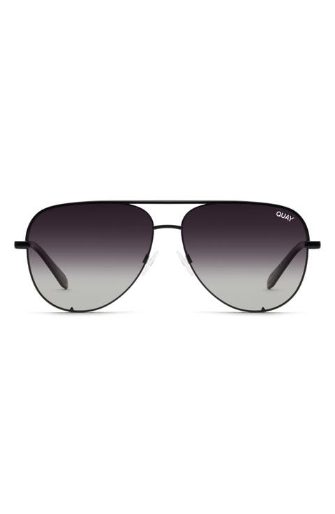 High Key Extra Large 64mm Polarized Aviator Sunglasses