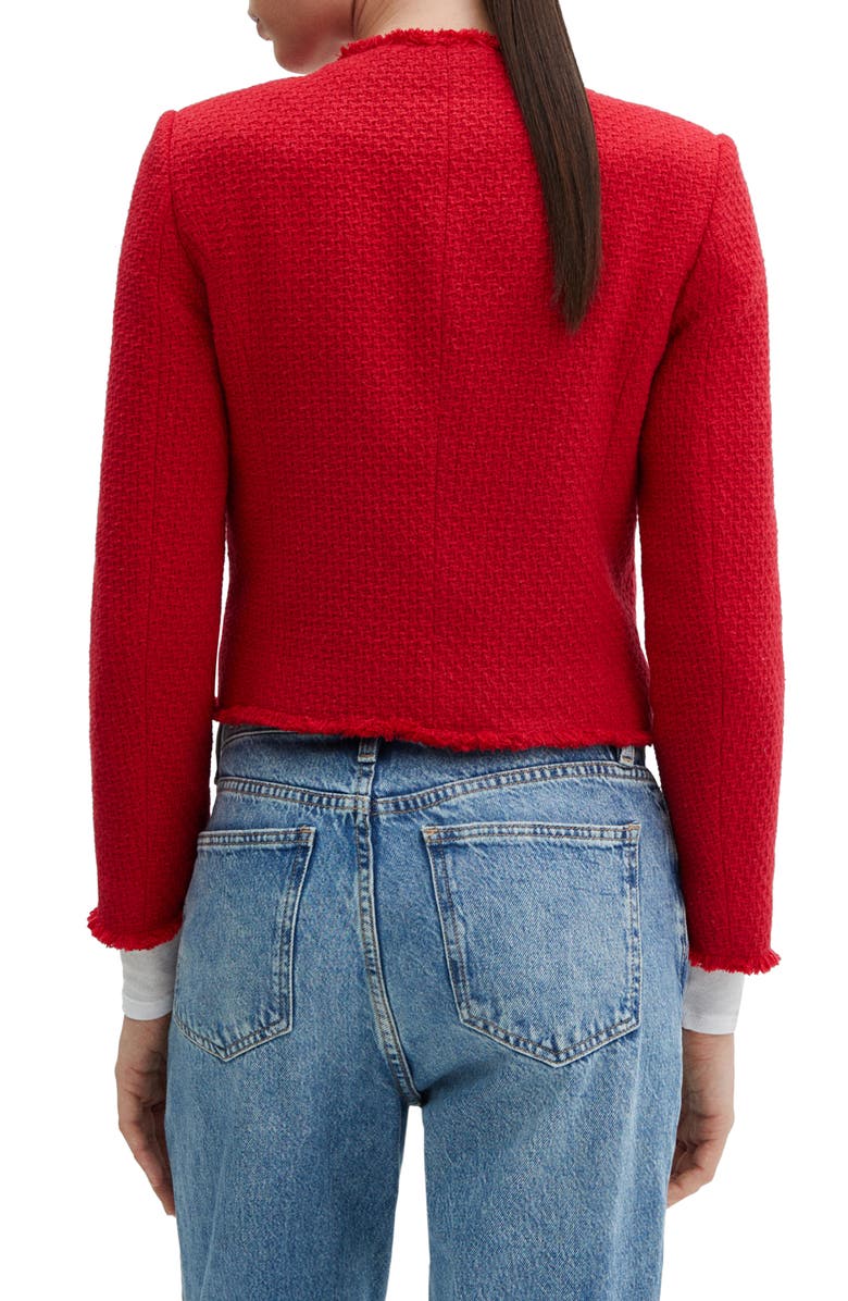 MANGO Tweed Jacket, Alternate, color,