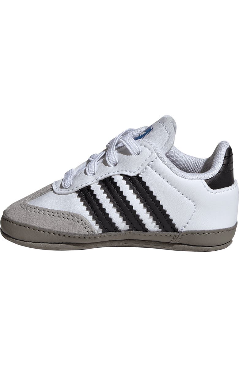 adidas Kids' Samba Crib Shoe, Alternate, color, Ftwwht/Cbl