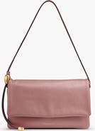 Donna Karan New York Velvet Flap Shoulder Bag