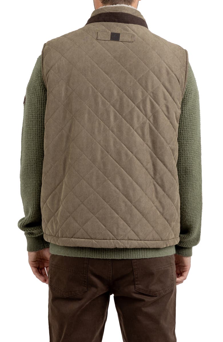 Rainforest Oxford Water Resistant Quilted Vest, Alternate, color, 
