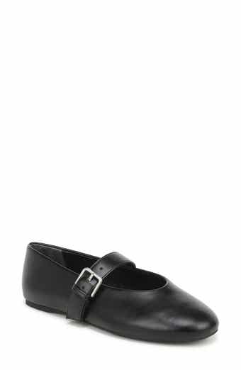 Teresa Faux Leather Mary Jane Flat