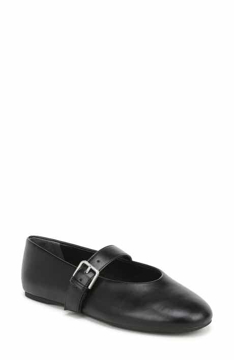 Teresa Faux Leather Mary Jane Flat