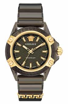 Versace Icon Active Silicone Strap Watch, 42mm